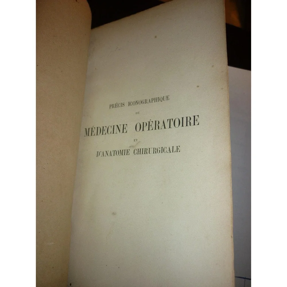 Antique‎ Medical Book Operative Medicine Surgical Anatomy Illustrations 1856